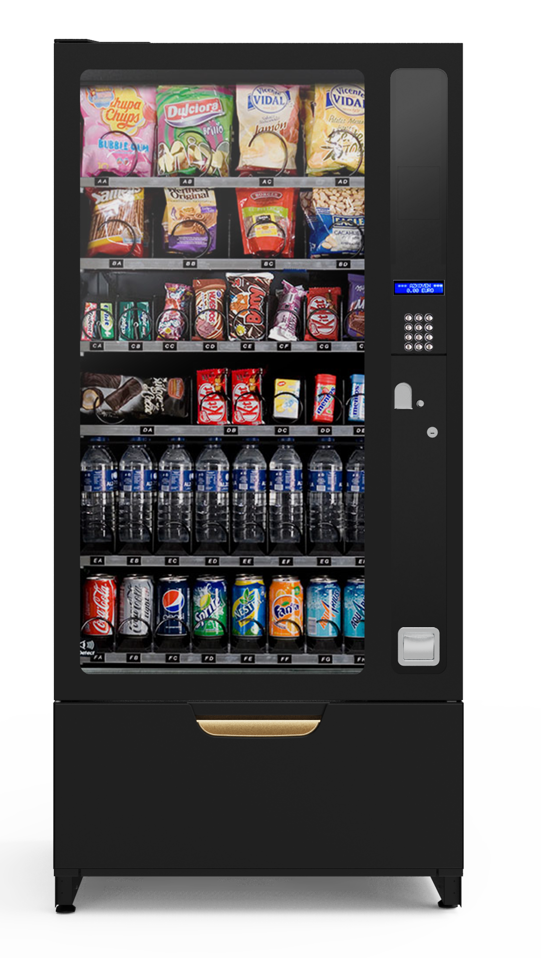 Zeru Azkoyen — Snacks y bebidas frías