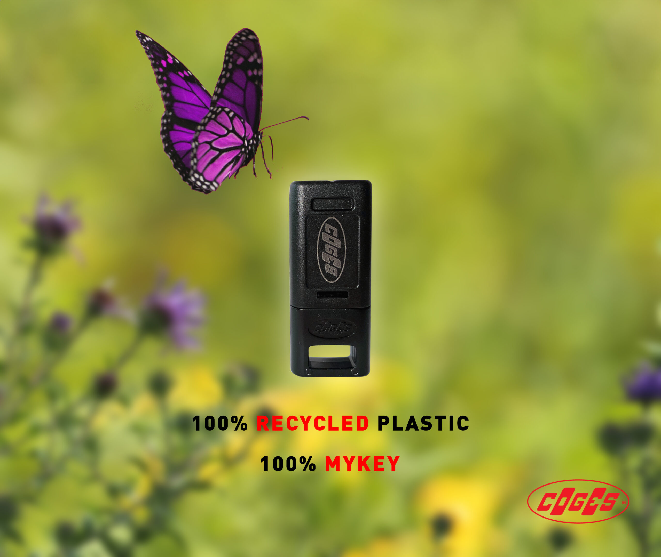 MyKey 100 % reciclada Coges — Cashless de circuito cerrado