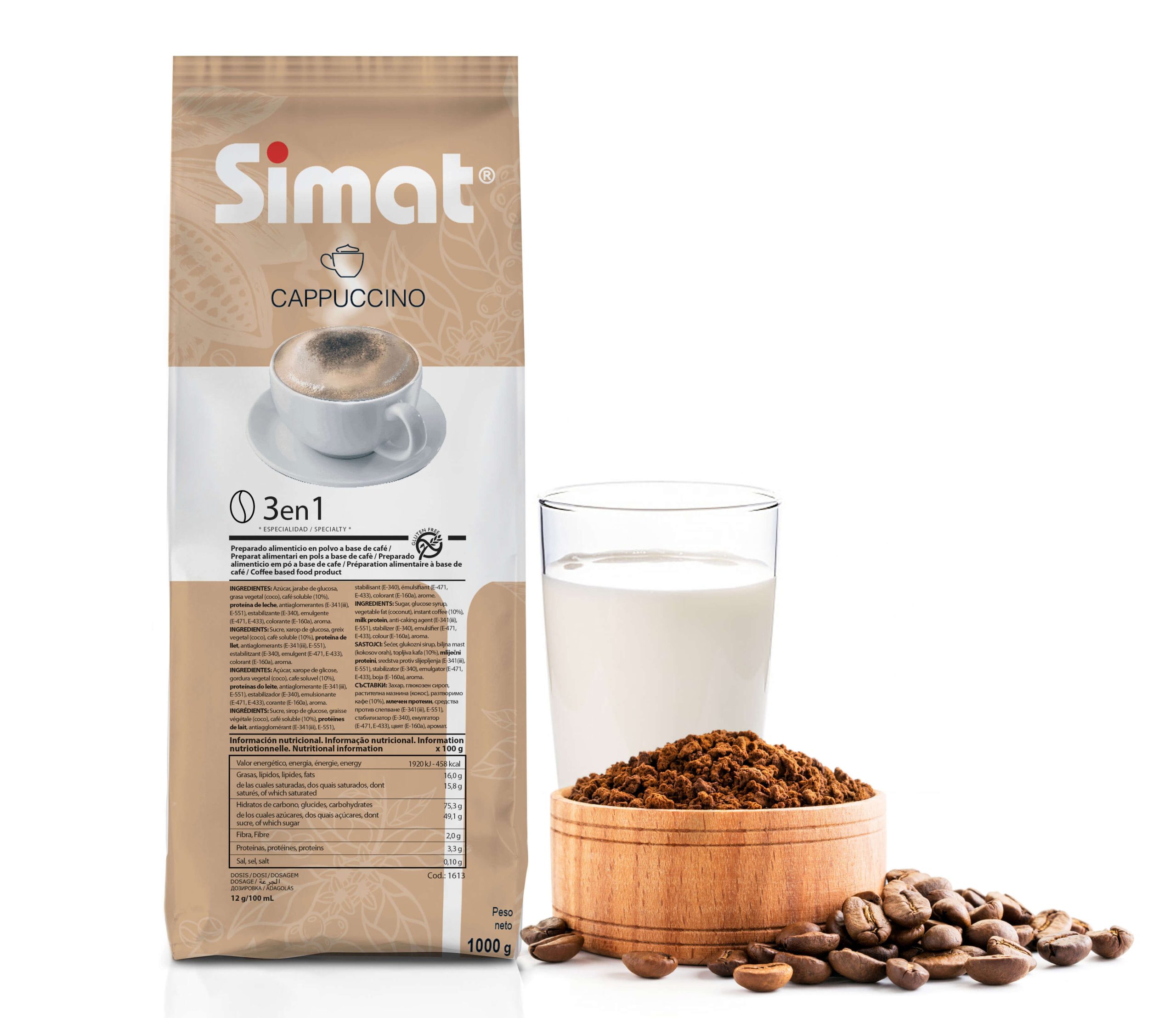3 EN 1 TODO EN UNO Simat — Cappuccinos