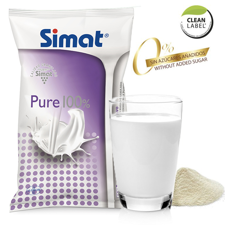 PURE 100% MILK Simat — Leche y derivados
